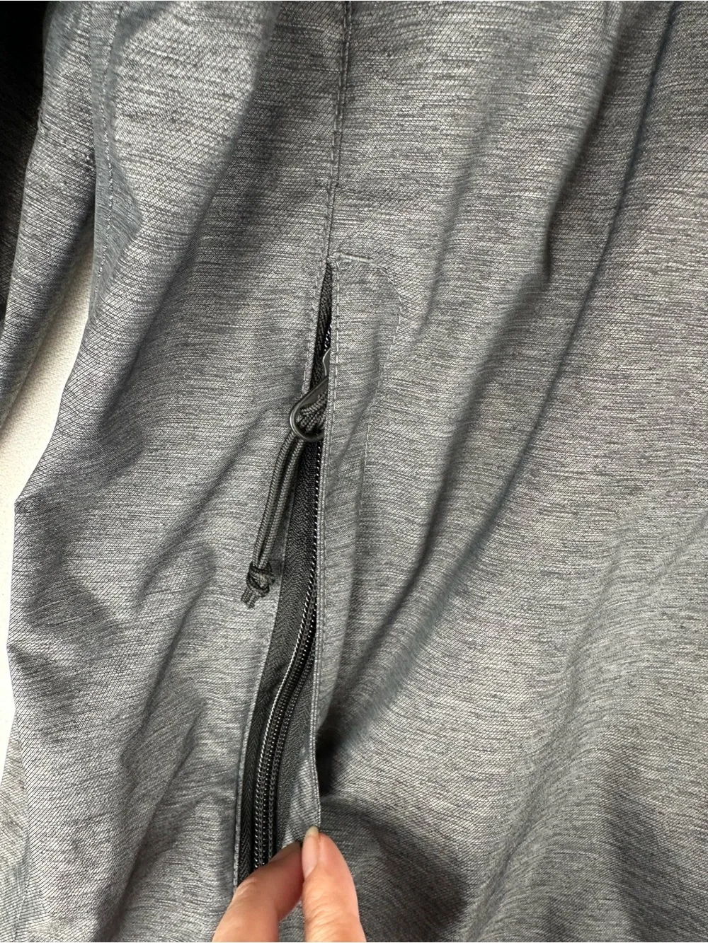 Paradox Hooded Rain Jacket Heathered Grey Men's XXL Lightweight